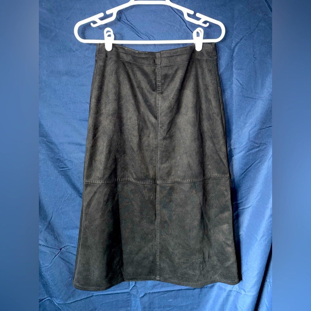Maxi skirt workplace appropriate black soft